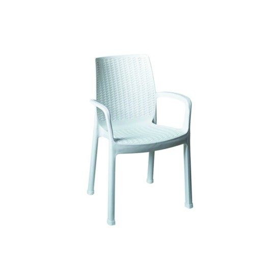 Efes (Rattan) Sandalye %100 Orjinal Beyaz 