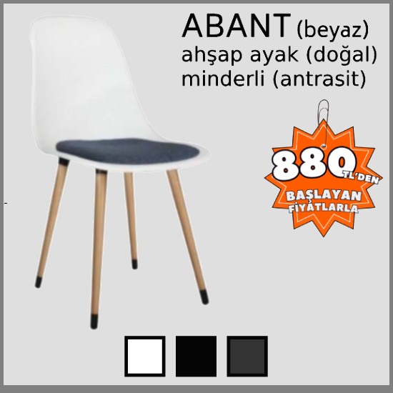 Abant ,Minderli , Ahşap Doğal Ayaklı