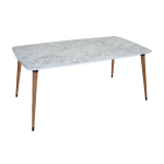 TRUVA Masa (BEYAZ) 90x160 Ahşap Ayaklı