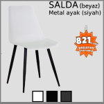 Salda , Metal Siyah Ayaklı