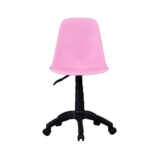 Estelia Abant Siyah Plastik Ayaklı Çalışma Sandalyesi