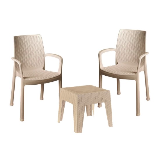 Bahar Bahçe Efes 2 Sandalye 1 Sehpa Orijinal Takım