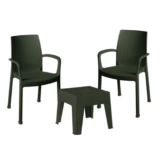 Bahar Bahçe Efes 2 Sandalye 1 Sehpa Ekonomik Takım