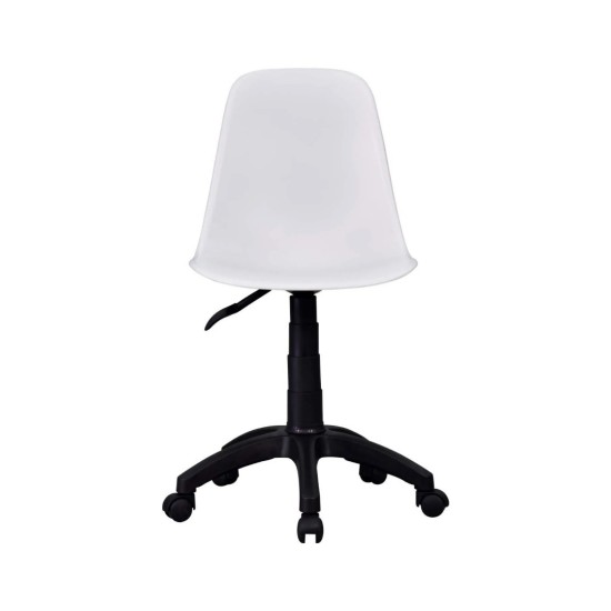 Estelia Abant Siyah Plastik Ayaklı Çalışma Sandalyesi