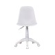 Estelia Abant Beyaz Plastik Ayaklı Çalışma Sandalyesi