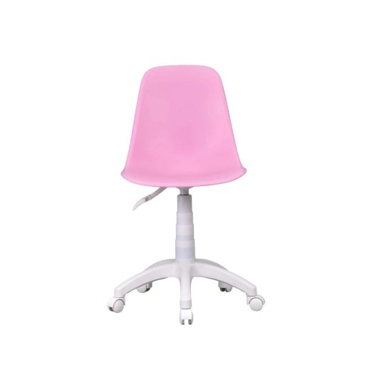 Estelia Abant Beyaz Plastik Ayaklı Çalışma Sandalyesi