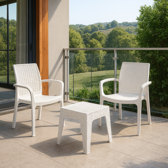 Bahar Bahçe Efes 2 Sandalye 1 Sehpa Orijinal Takım