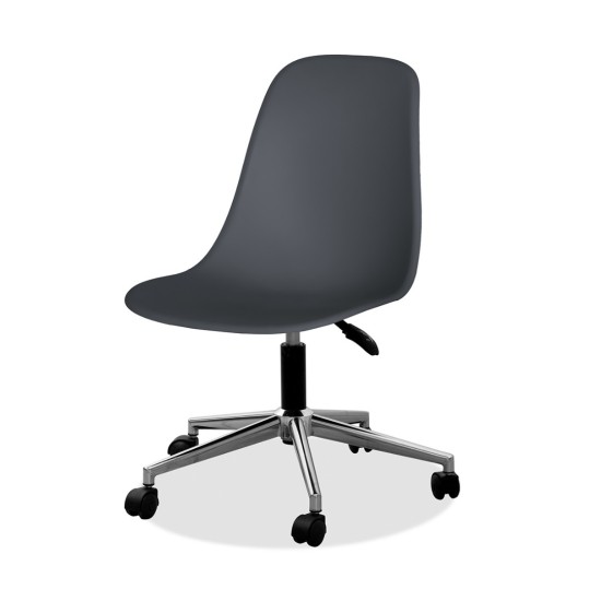 Estelia Abant Krom Ayaklı Çalışma Sandalyesi