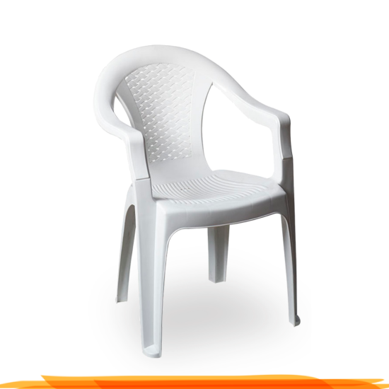 BODRUM Beyaz Yüksek Kalite Plastik Sandalye