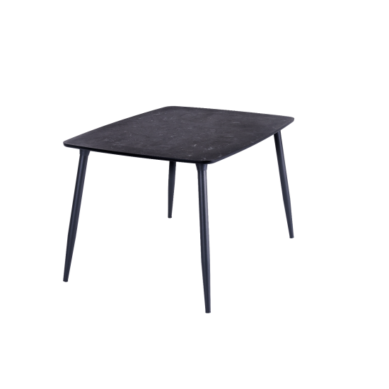 Estelia Truva 90x120 Cm Siyah Metal Ayaklı Masa