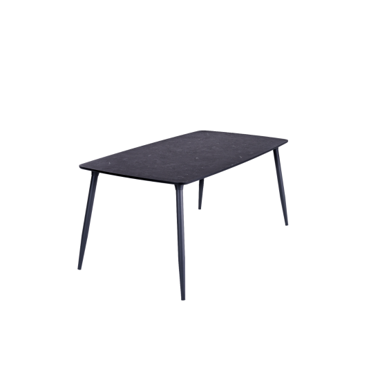 Estelia Truva 90x167 Cm Siyah Metal Ayaklı Masa