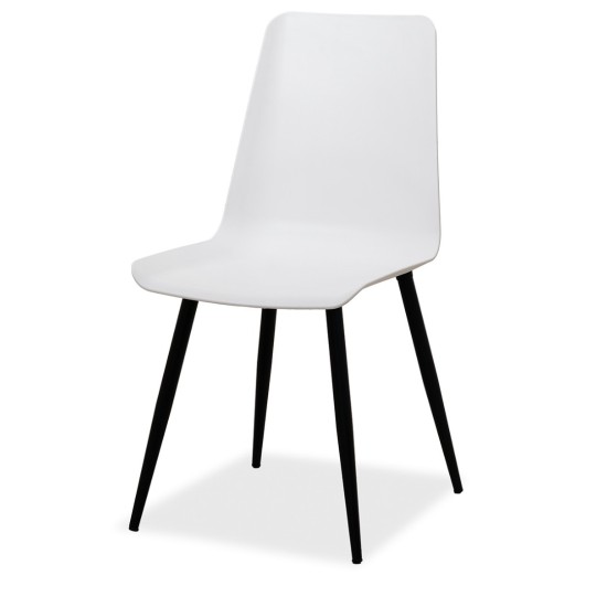 Estelia Salda Siyah Metal Ayaklı Sandalye