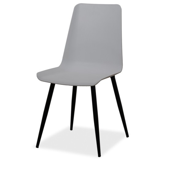 Estelia Salda Siyah Metal Ayaklı Sandalye